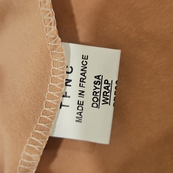 Nude Pink Wrap Dress - Picture 7 of 8